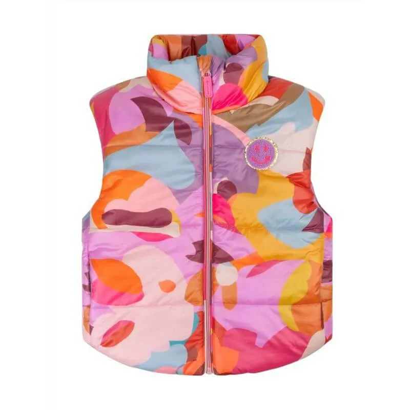 Girls Pink Cozy Bodywarmer