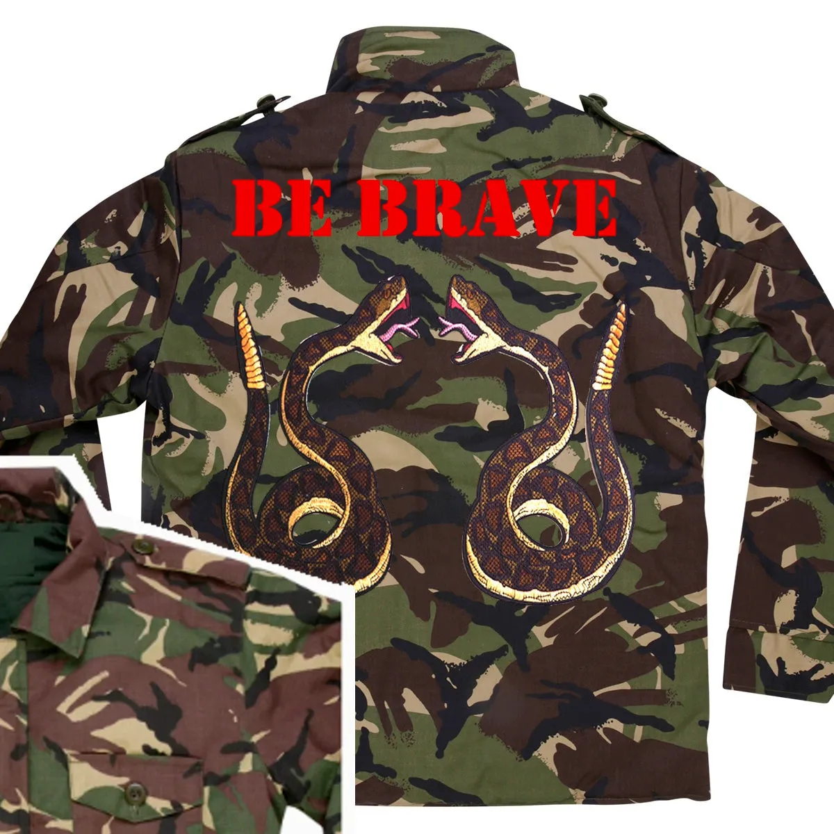 Green Snake Pair Camo Jacket