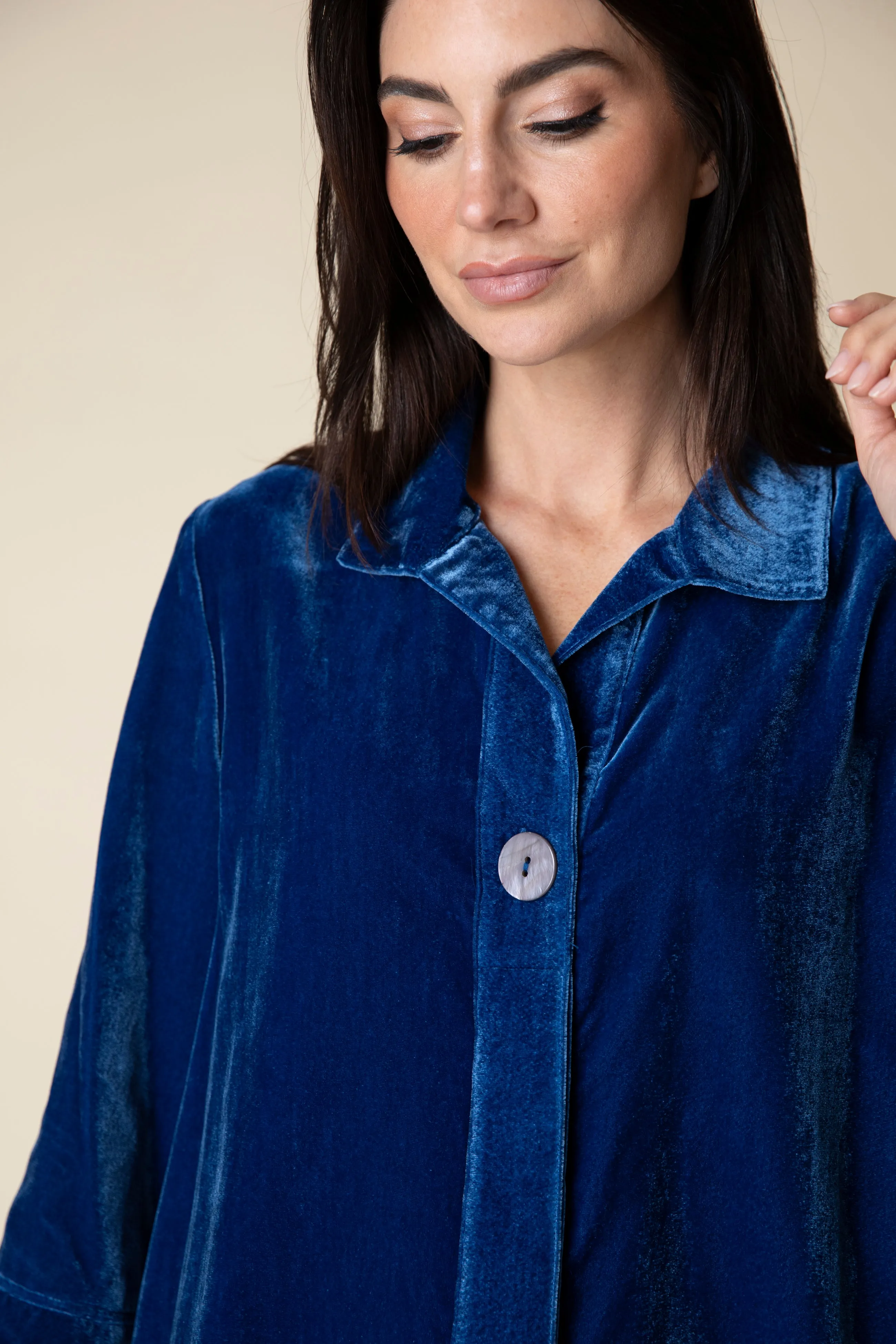 Habitat The "Party" Shirt in Velvet - 17245