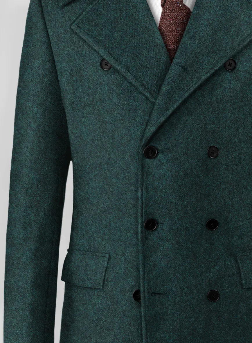 Highlander Melange Green Tweed GQ Overcoat