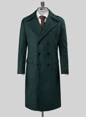 Highlander Melange Green Tweed GQ Overcoat