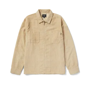 Huf Cornelius Zip Shirt - Oatmeal