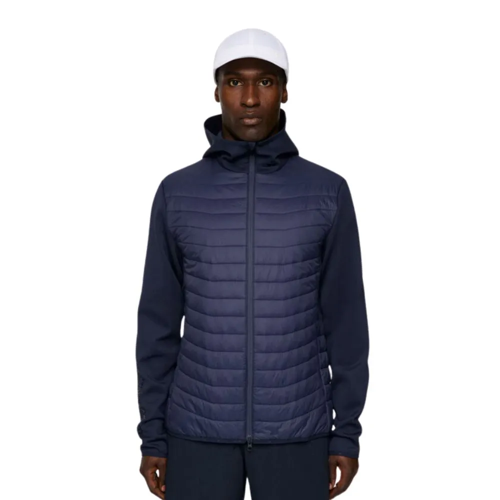 J.Lindeberg Holden Quilted Hybrid Golf Hoodie 2024 - GMOW10857 - Navy