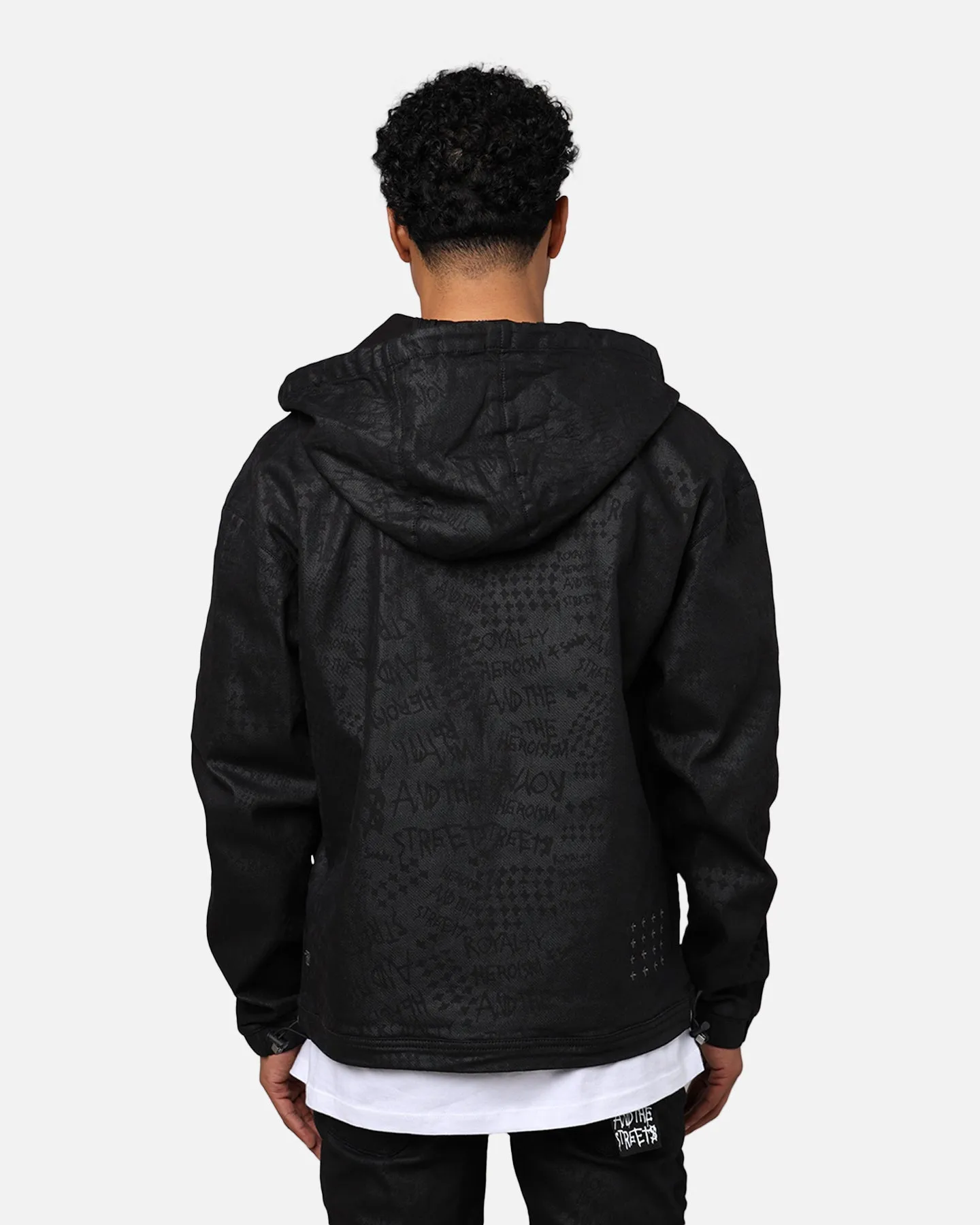 Ksubi Zip Grease Hoodie Black