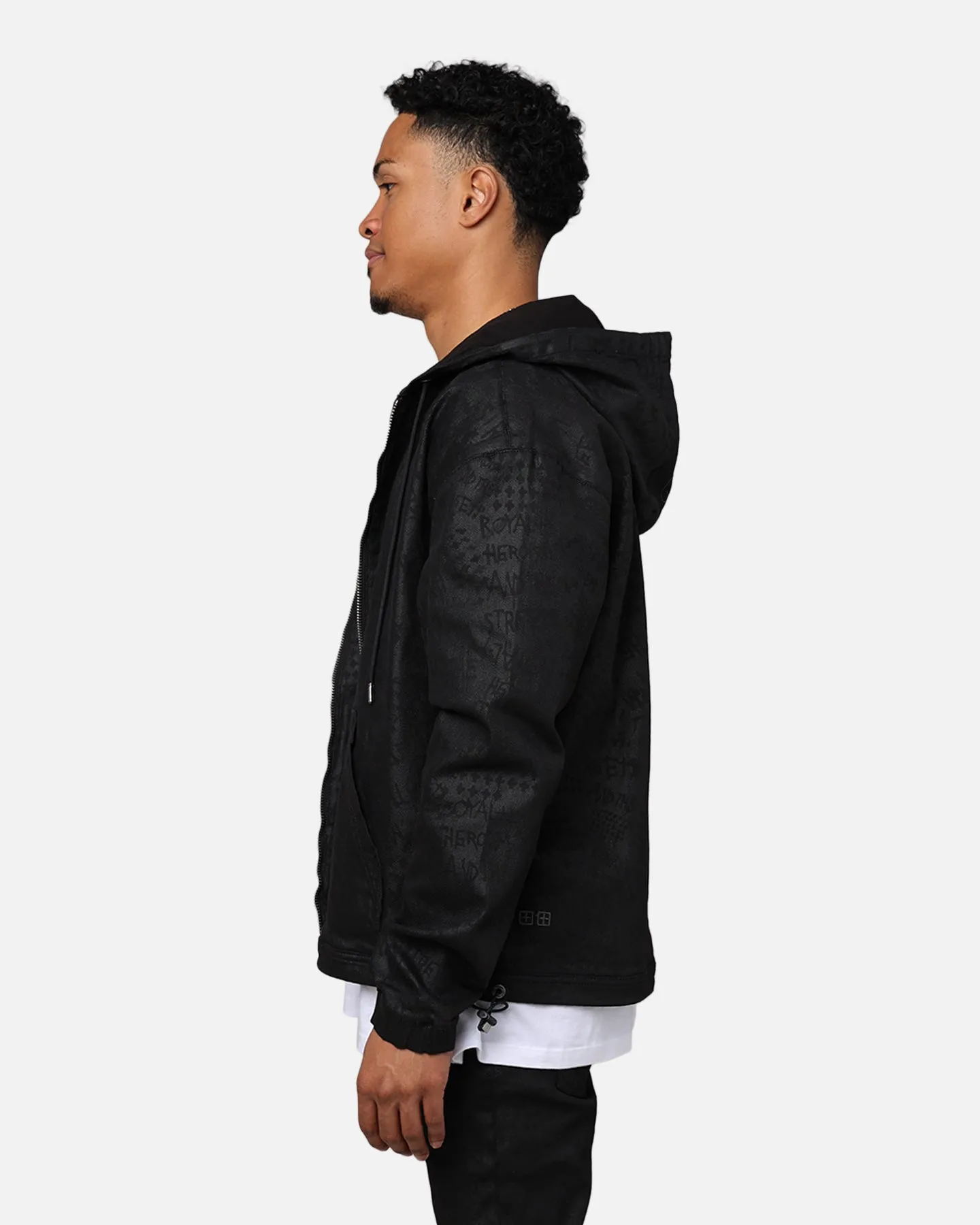 Ksubi Zip Grease Hoodie Black