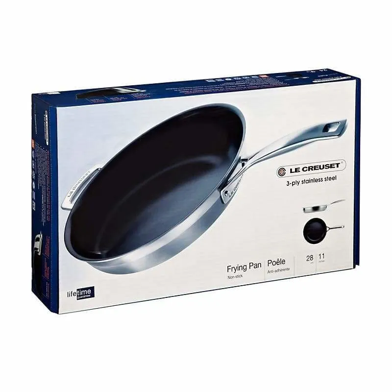 Le Creuset 3-ply Stainless Steel Non-Stick Frying Pan