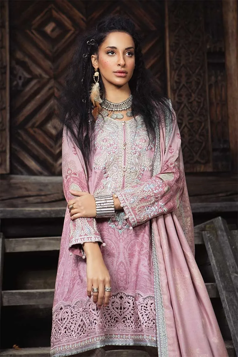 MARIA.B. Linen Winter Collection 2018 – DL-603-Ash Pink