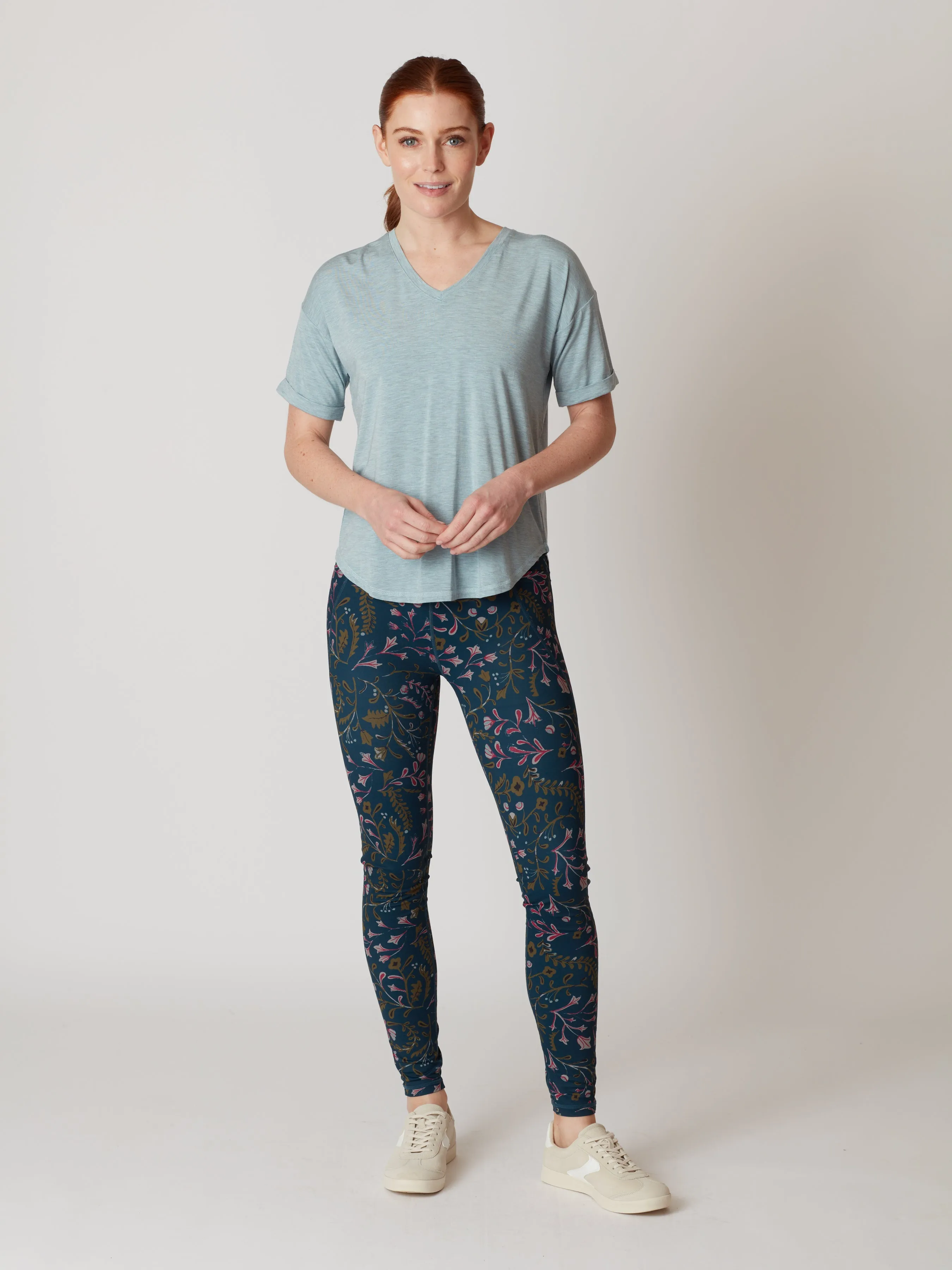 Marlin Full Length Printed Leggings