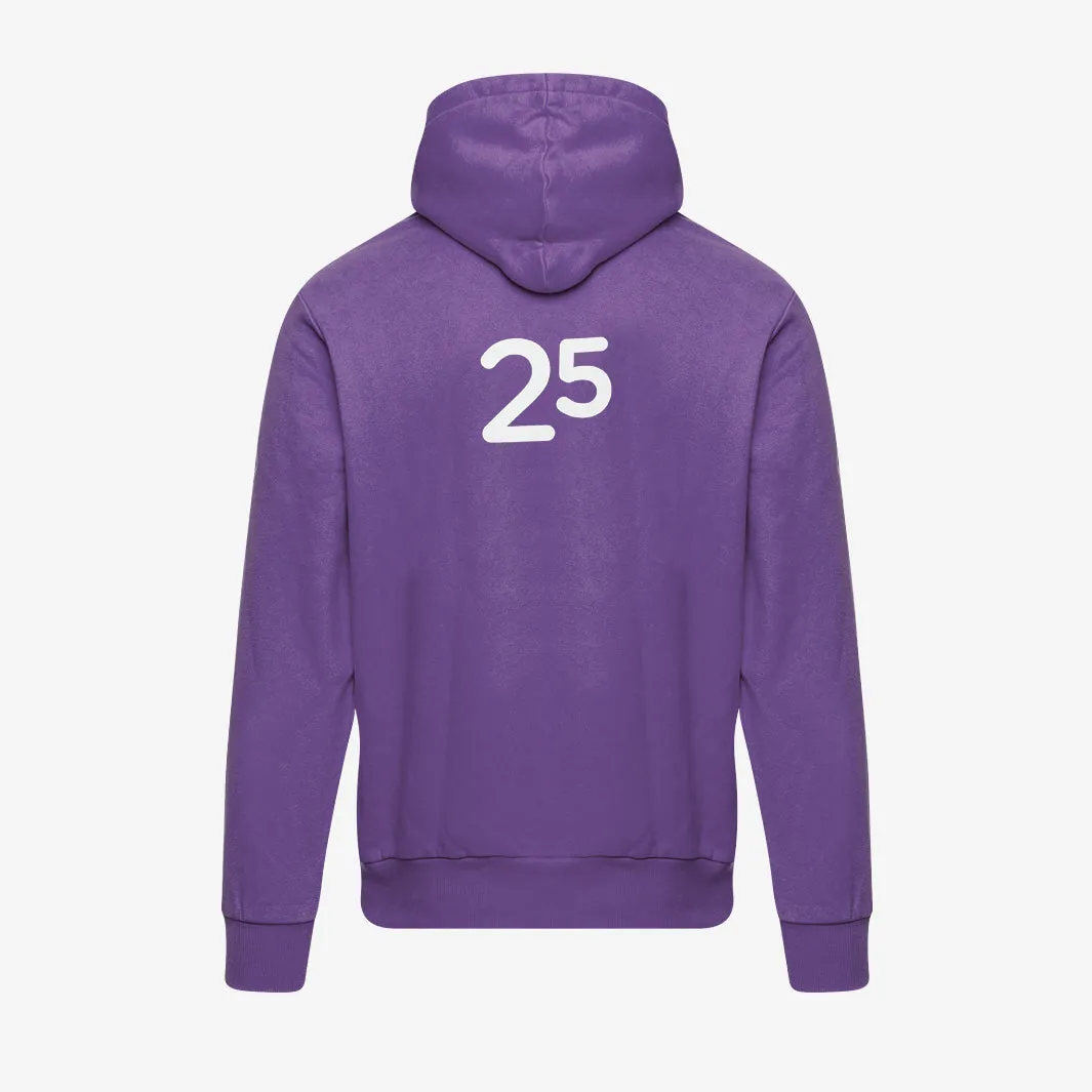 Men's purple 25 hoodie