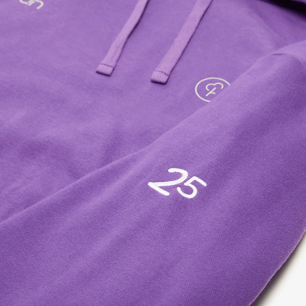 Men's purple 25 hoodie