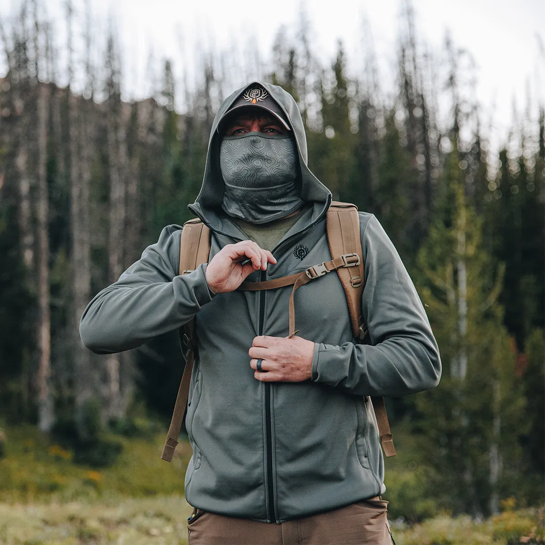 Men's Sentry Full Zip Hoodie (Wolf Grey)