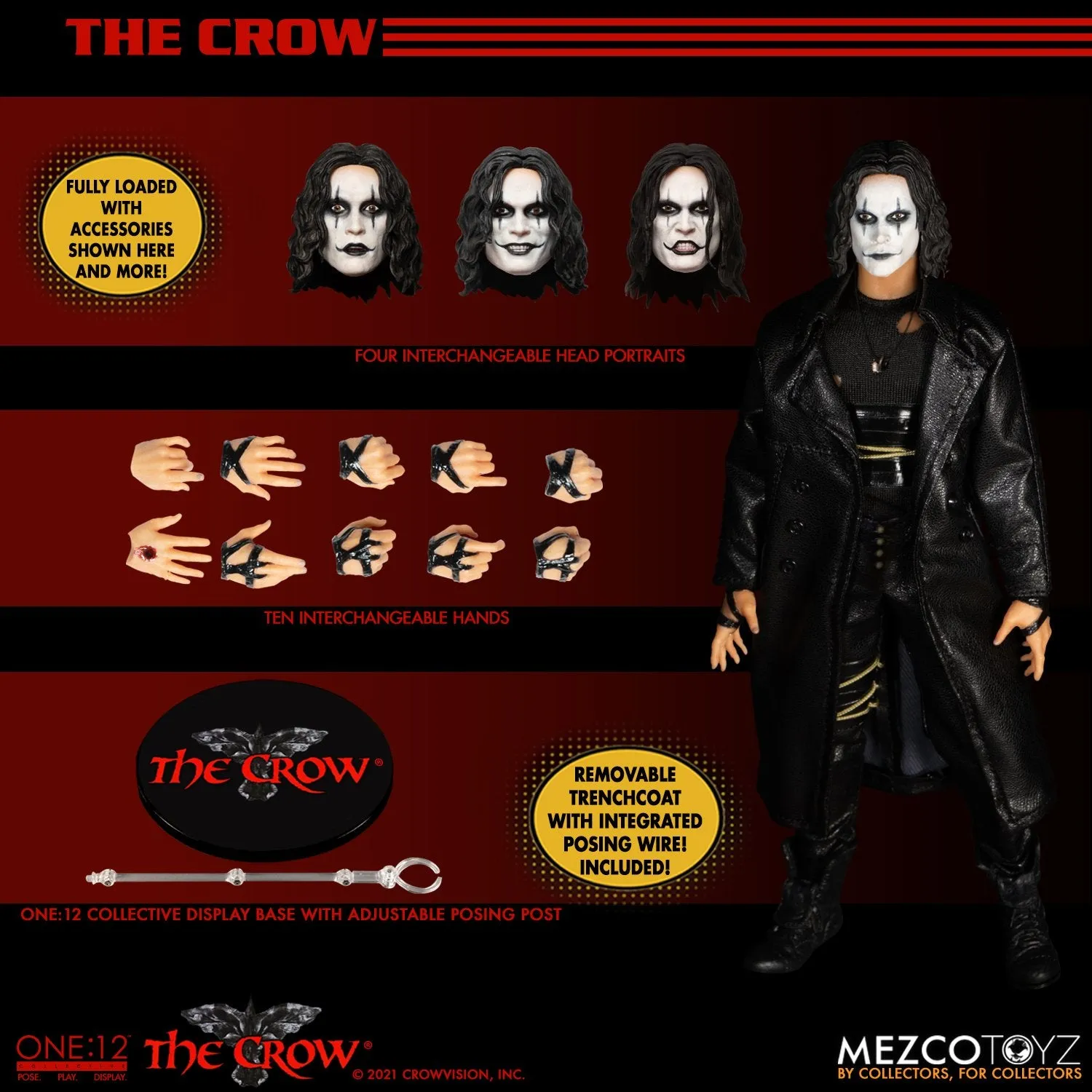 Mezco Toys ONE:12 Collective - The Crow