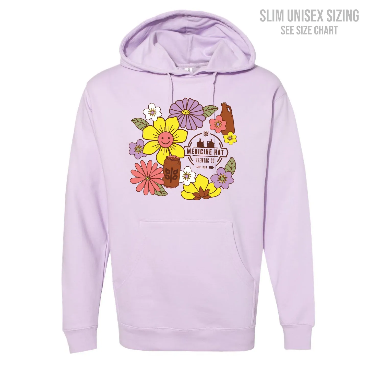 MH Brewing Co. Unisex Flower Pullover Hoodie (MHBT003-SS4500)