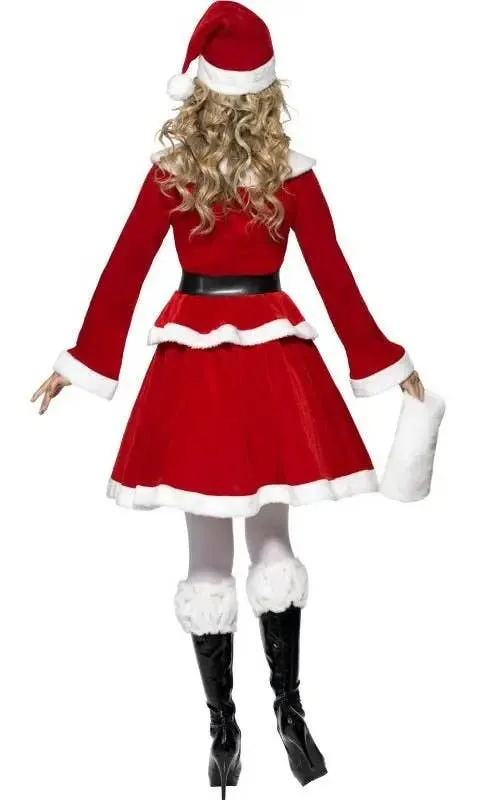 Miss Santa Womens Plus Size Christmas Costume