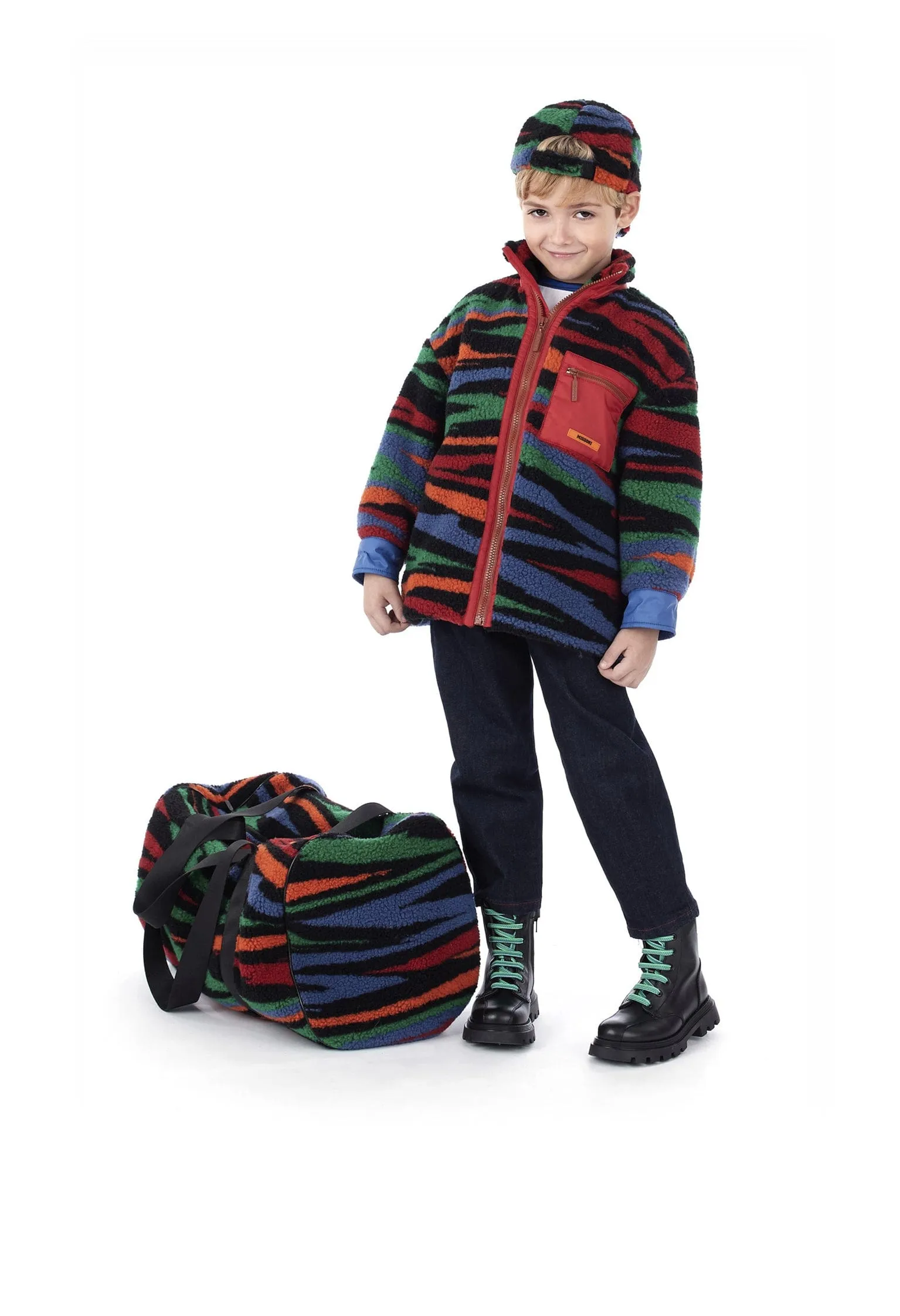 Missoni Boys Puffer Jacket in Multicolour