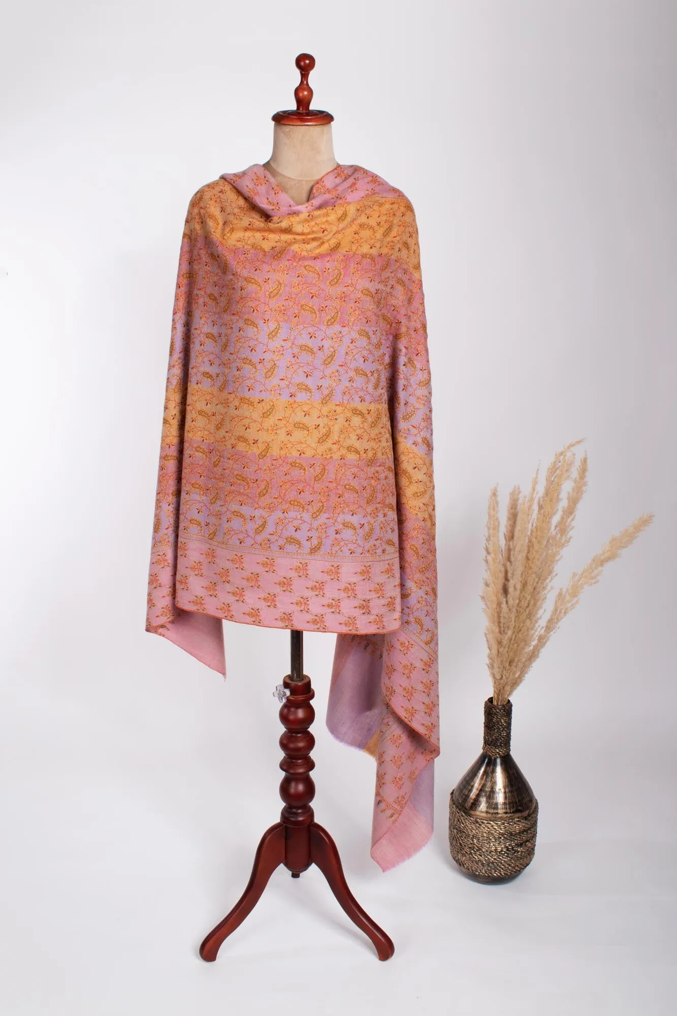 Multi Color Women's Cashmere Shawl - KESWICK