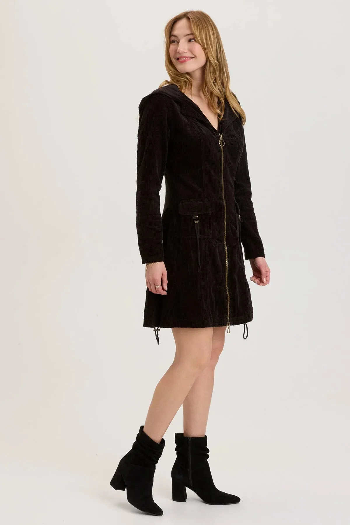 Naja Jacket Dress - Black