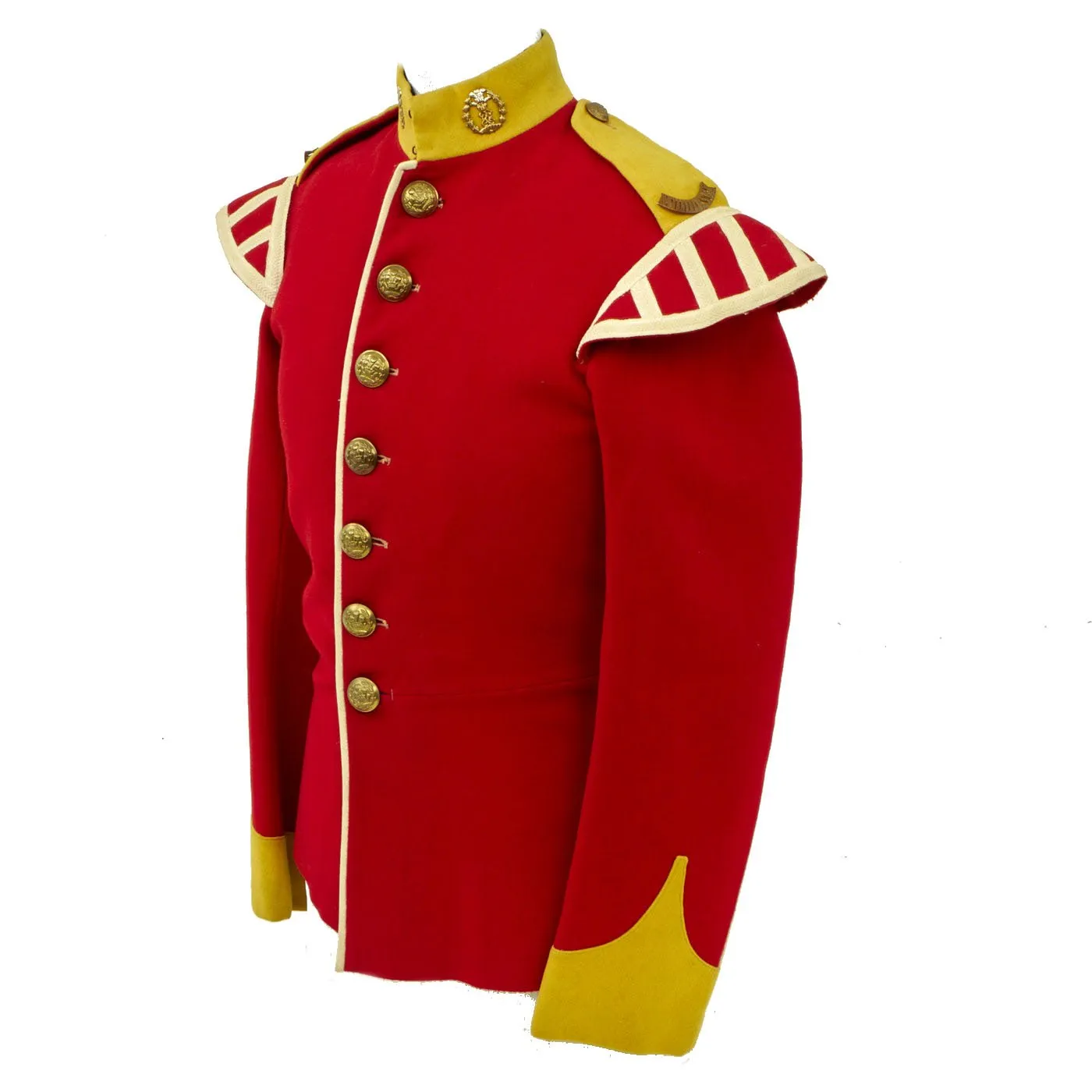 Original British WWI Middlesex Regiment Bandsman Scarlet Dress Uniform