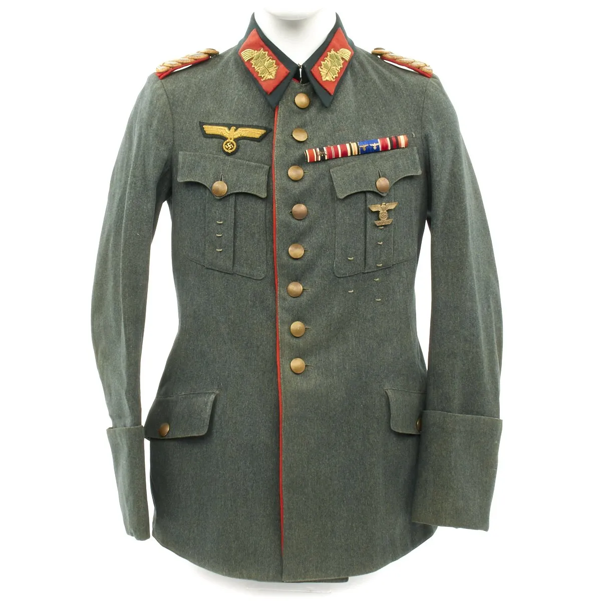 Original German WWII Heer General Tunic - Generalmajor Dienstbluse