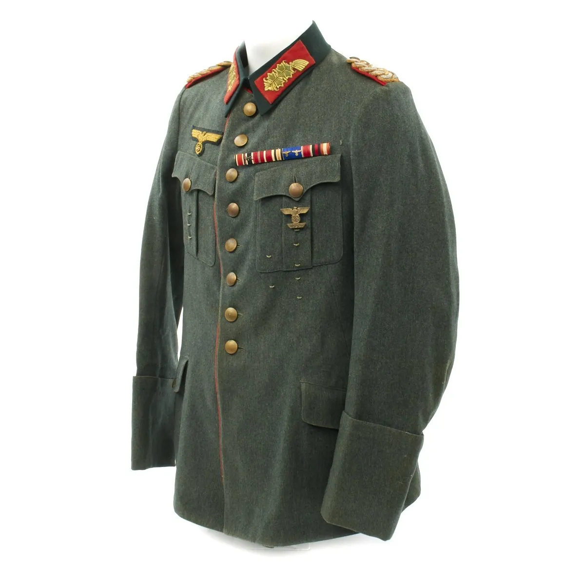 Original German WWII Heer General Tunic - Generalmajor Dienstbluse