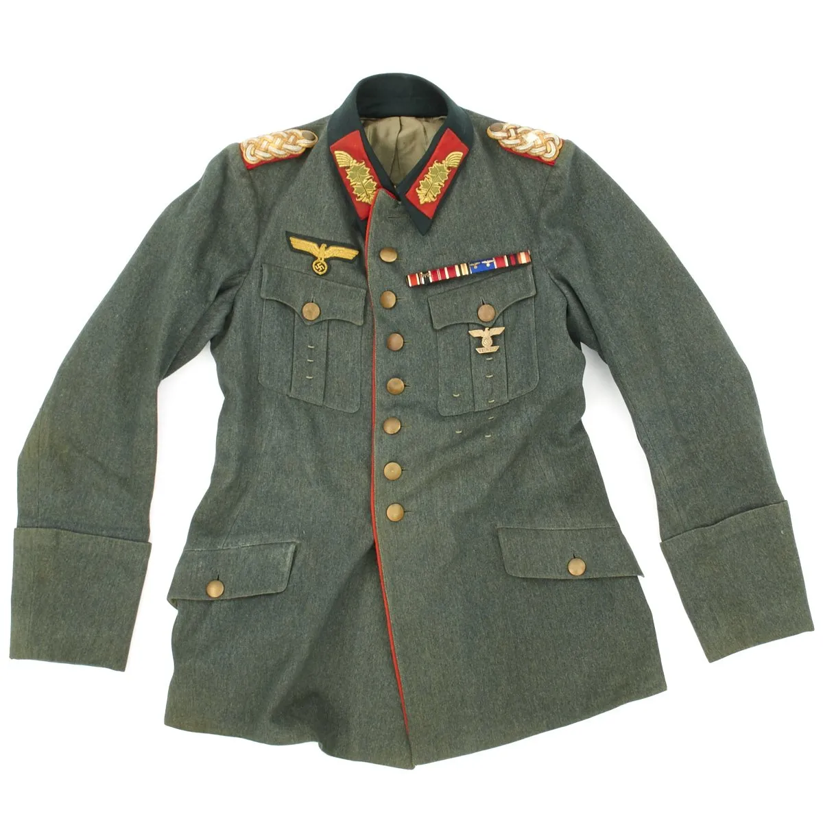 Original German WWII Heer General Tunic - Generalmajor Dienstbluse