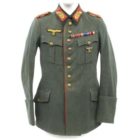 Original German WWII Heer General Tunic - Generalmajor Dienstbluse