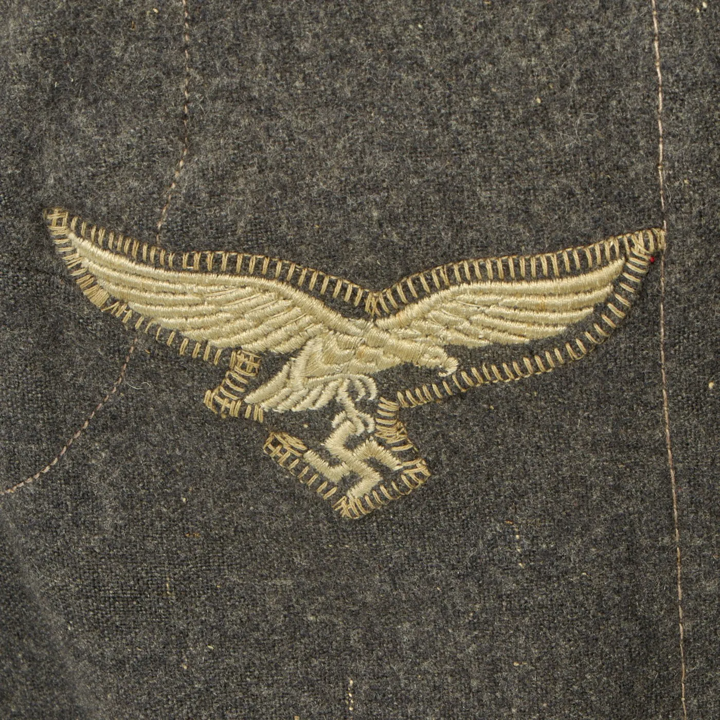 Original German WWII Luftwaffe Enlisted Flight or Fallschirmjager Fliegerbluse with Wound Badge