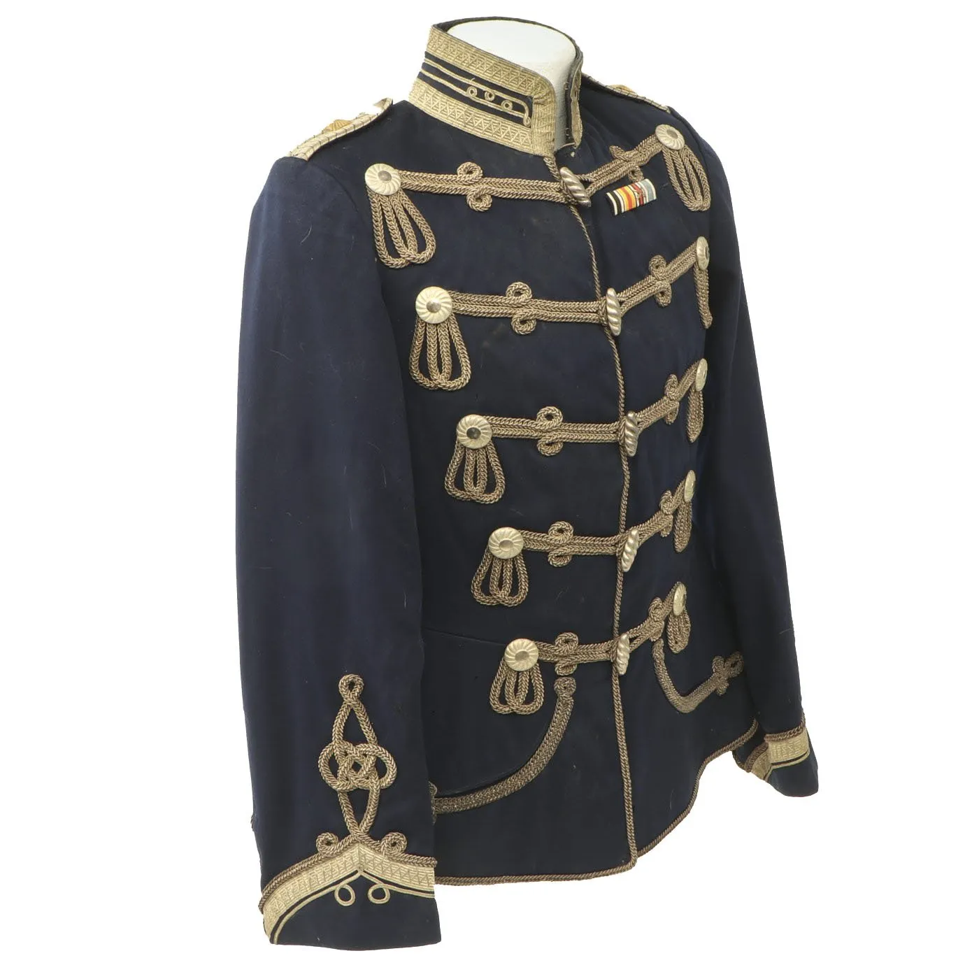 Original Imperial German WWI 12th Hussars Atilla Dress Jacket with Medal Ribbon Bar