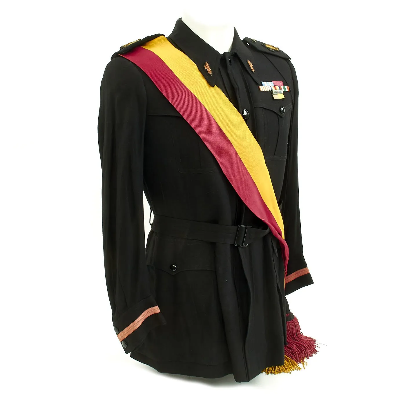 Original Italian WWII MVSN Black Shirt Officer Uniform