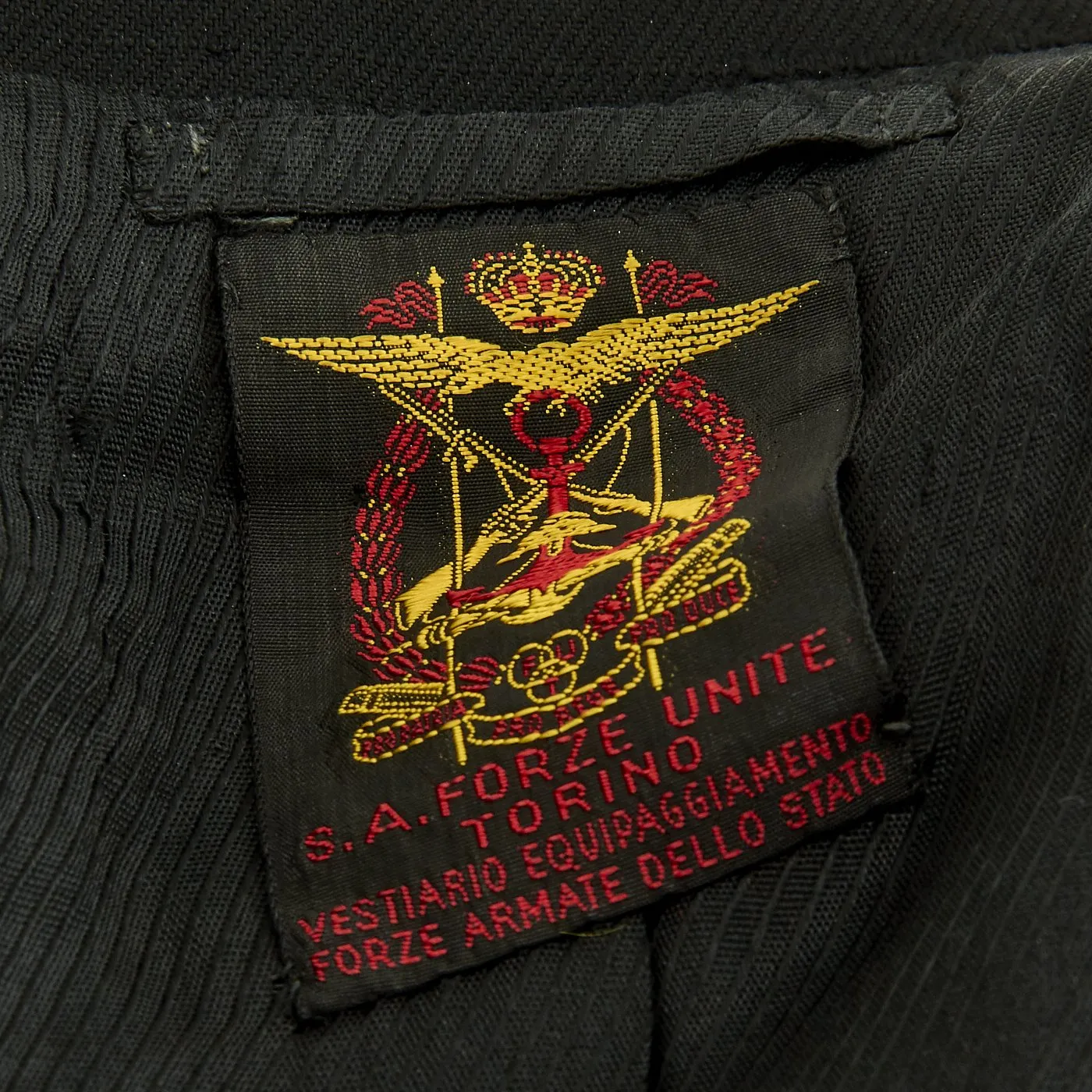 Original Italian WWII MVSN Black Shirt Officer Uniform