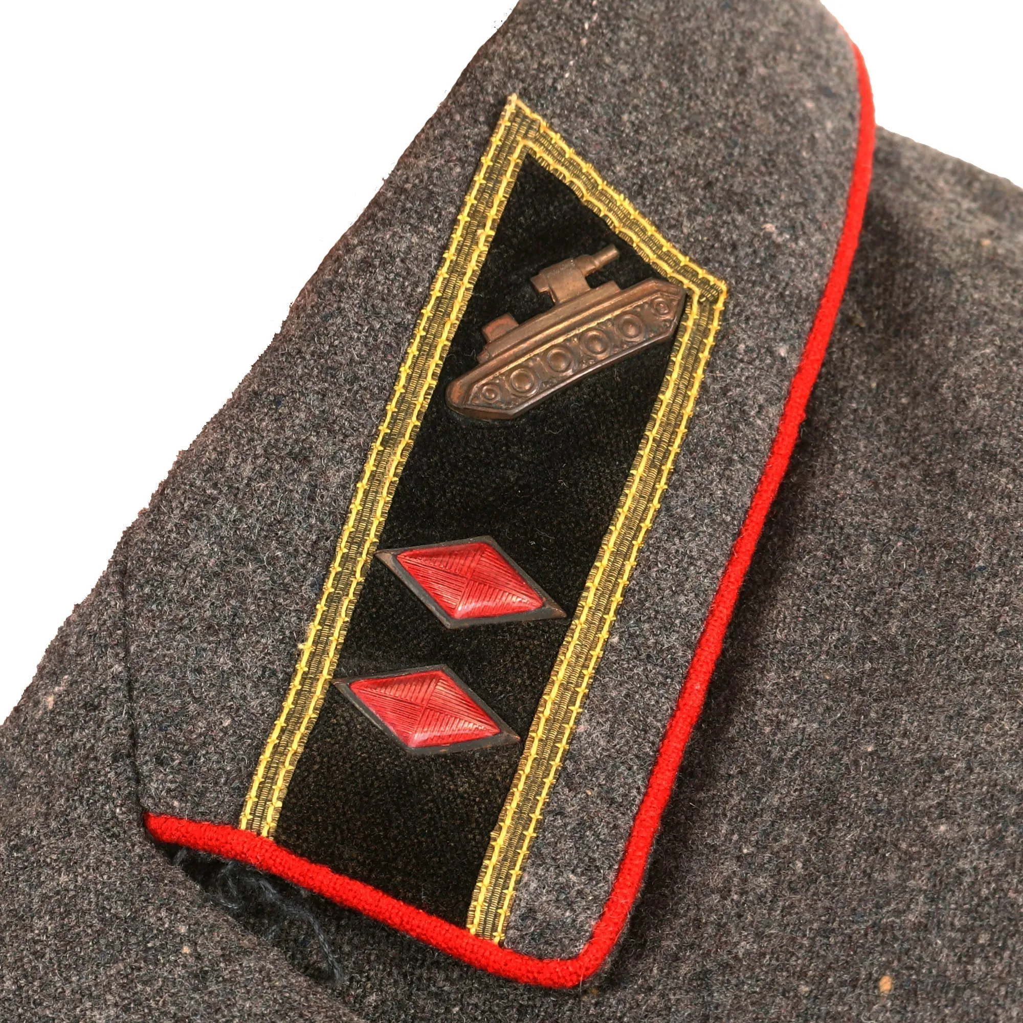 Original Soviet WWII Red Army Major General Yegor Nikolaevich Solyankin Uniform - Commander of the 2nd Tank Division, Killed in Action- Formerly Part of the A.A.F. Tank Museum