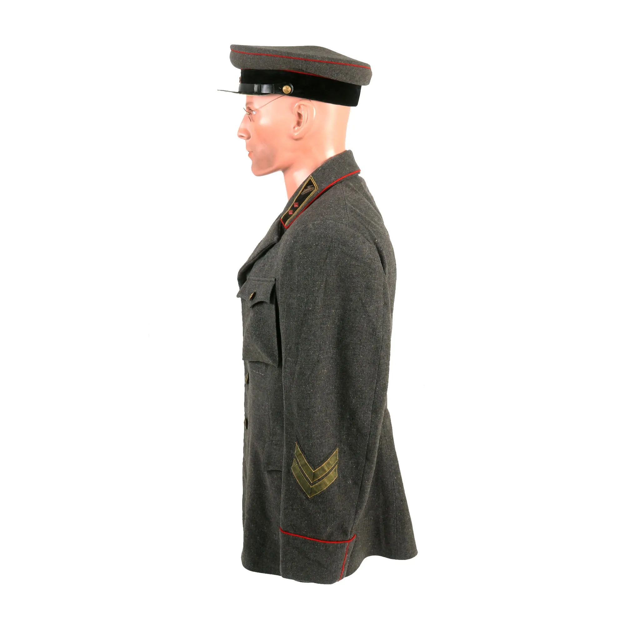 Original Soviet WWII Red Army Major General Yegor Nikolaevich Solyankin Uniform - Commander of the 2nd Tank Division, Killed in Action- Formerly Part of the A.A.F. Tank Museum