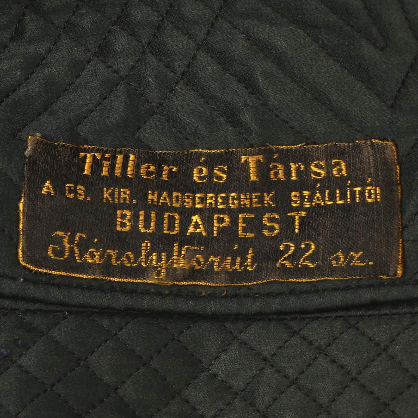 Original WWI Austro-Hungarian Hussars Atilla Jacket with Budapest Tailor Label