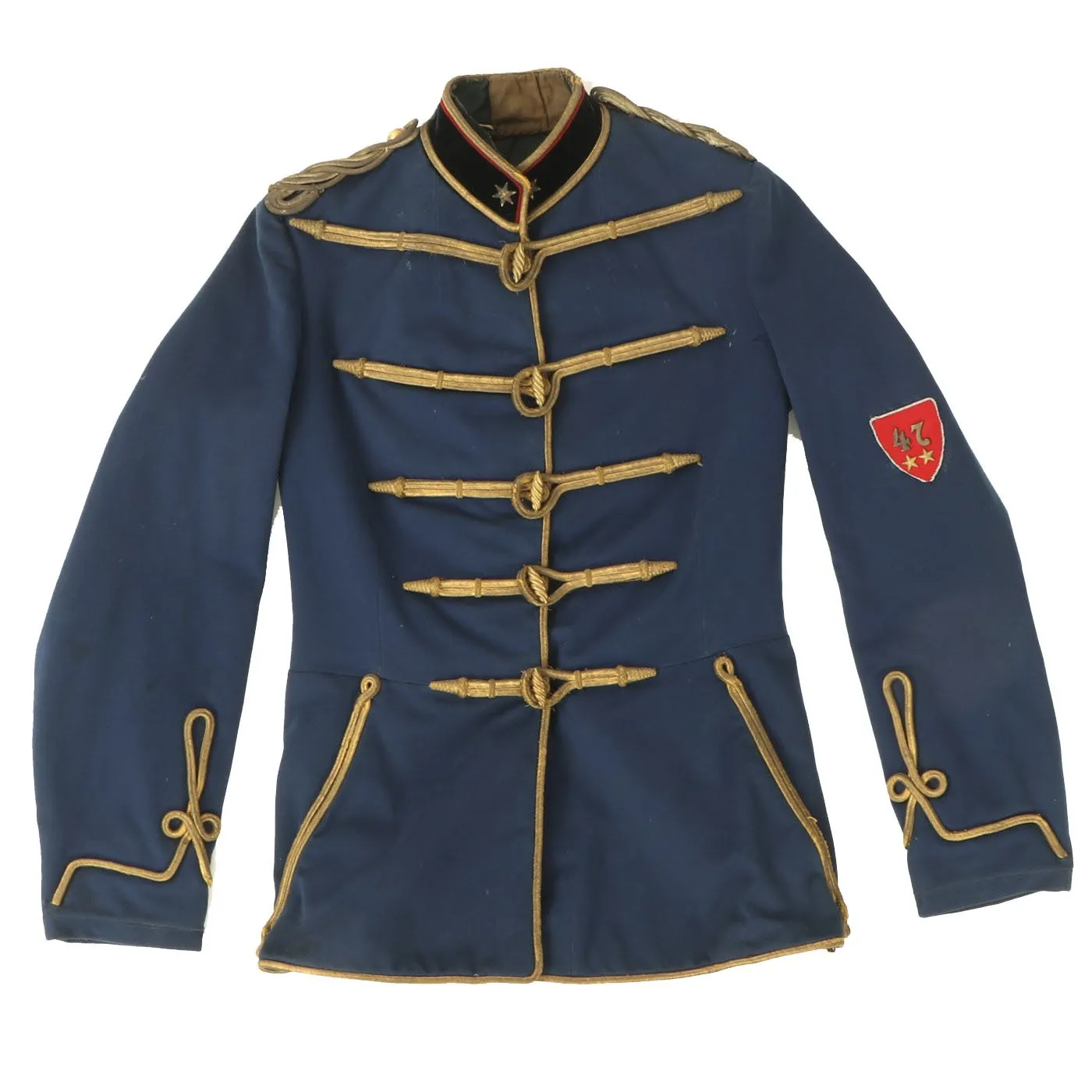 Original WWI Austro-Hungarian Hussars Atilla Jacket with Budapest Tailor Label