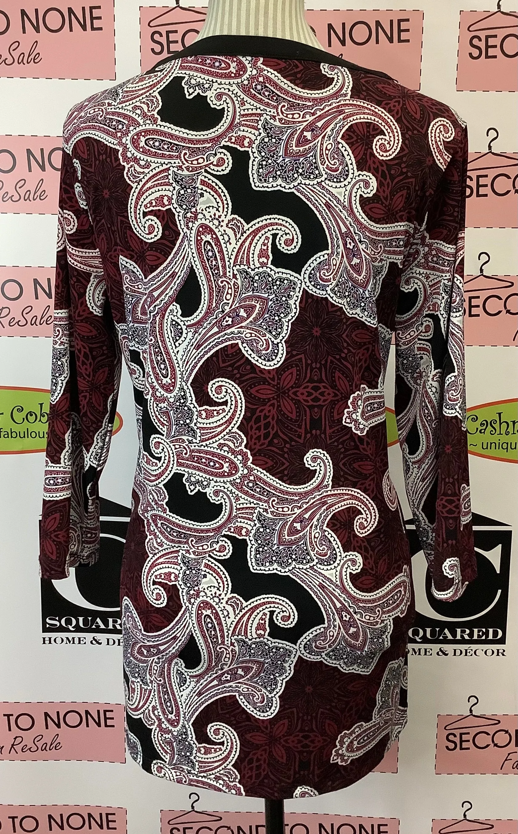 Paisley Power Tunic Top (M)