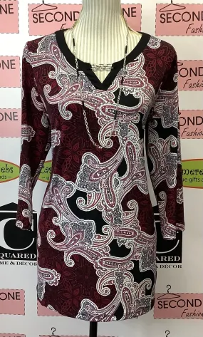 Paisley Power Tunic Top (M)