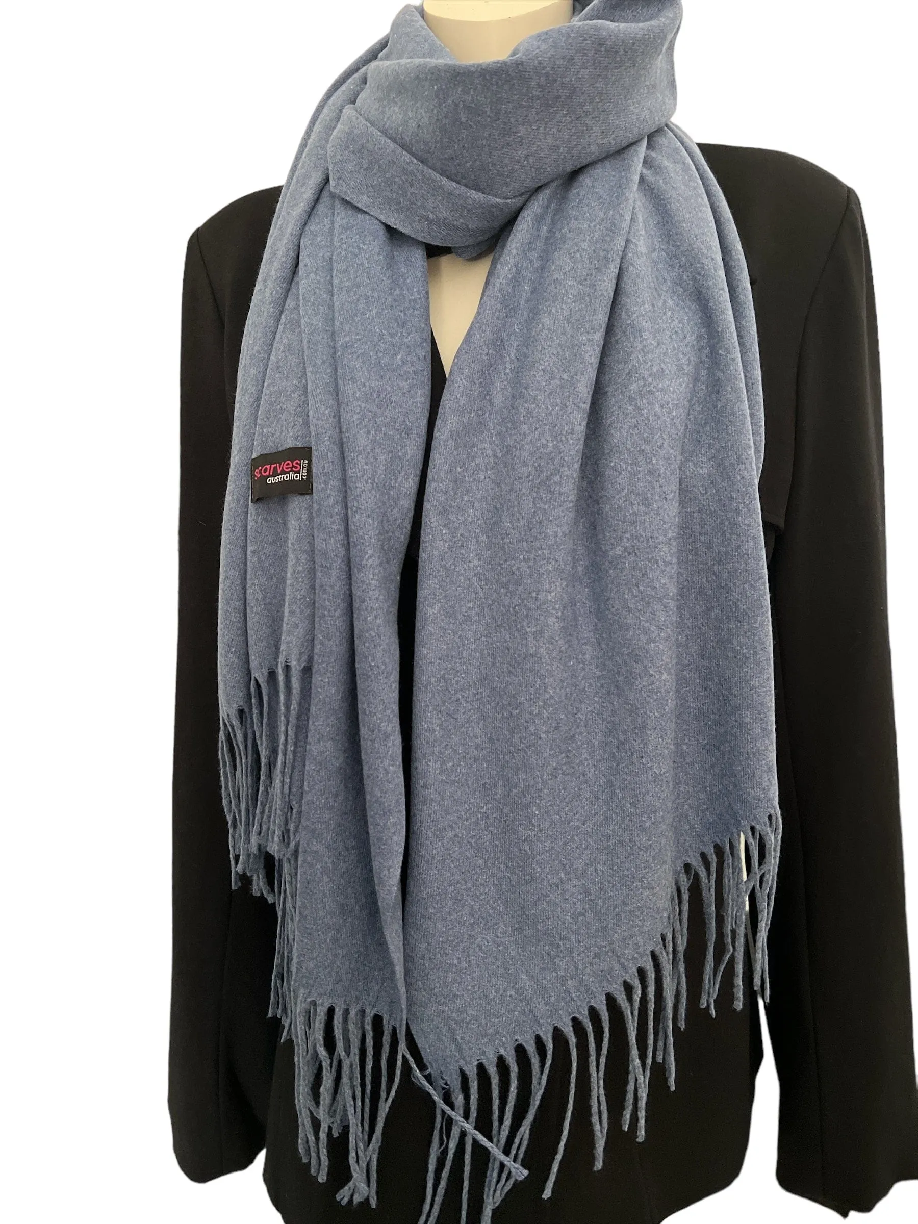 Pashmina Shawl - Denim Blue