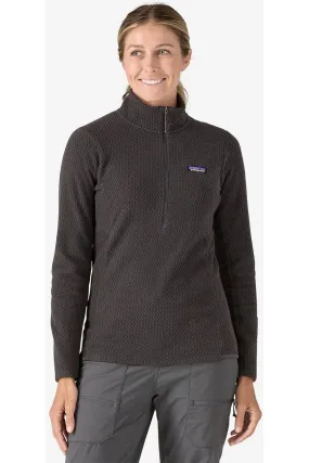 Patagonia Womens R1 Air Zip Neck Fleece Black