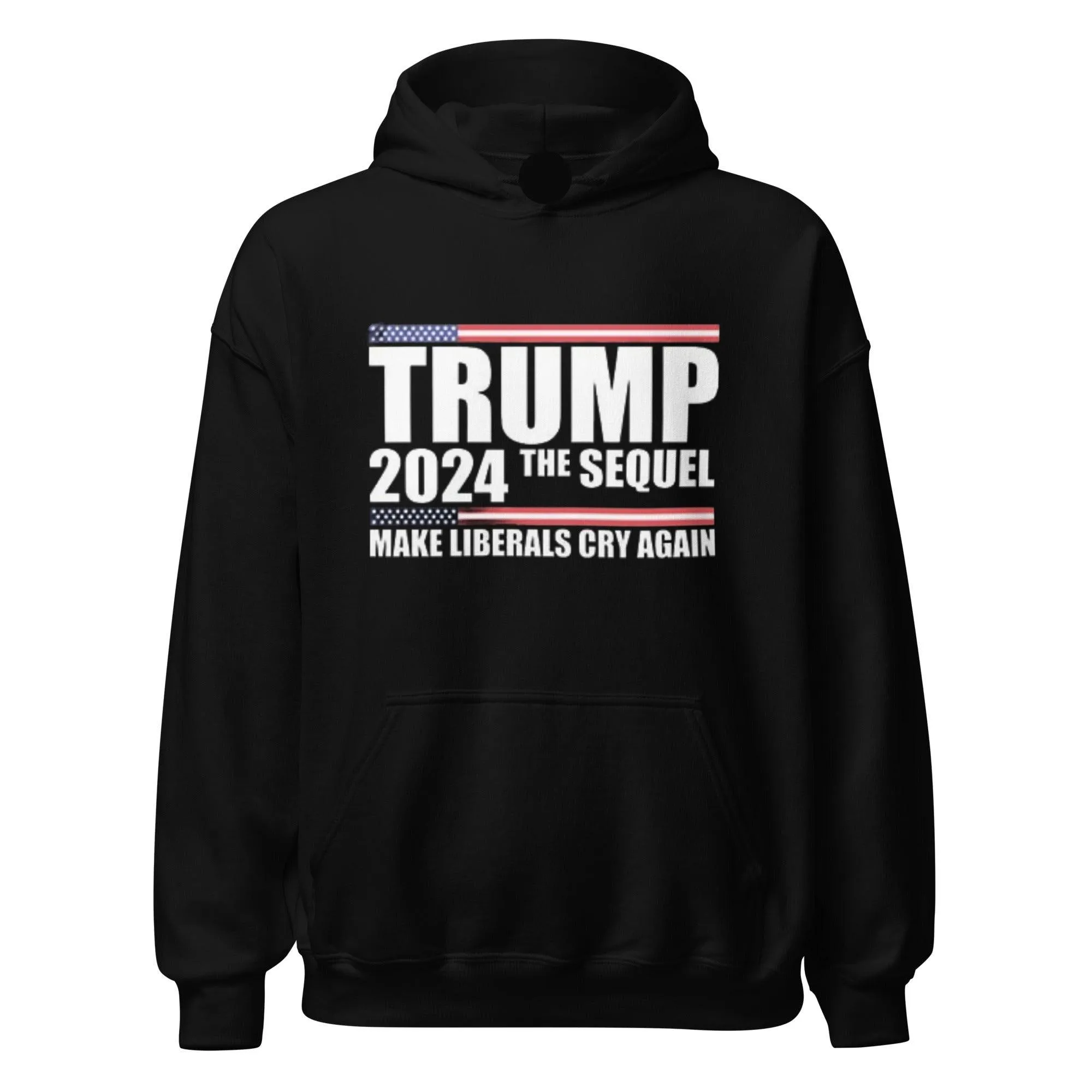 Political Hoodie Make Liberals Cry Again 2024 Blended Cotton Ultra Soft Pullover