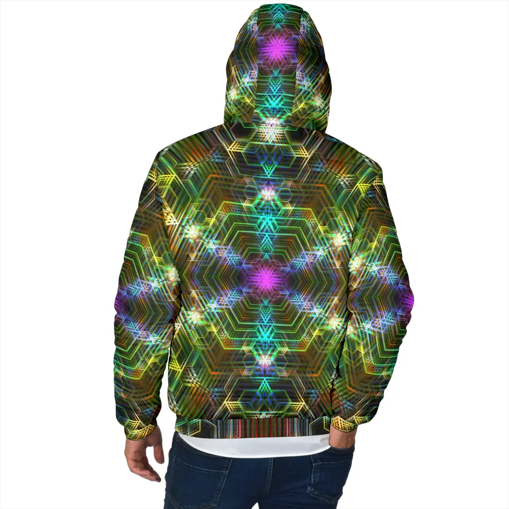 PSYCHEDELIA GOLDEN 4RT DIMENSION | MENS WINTER HOODIE JACKET | YANTRART