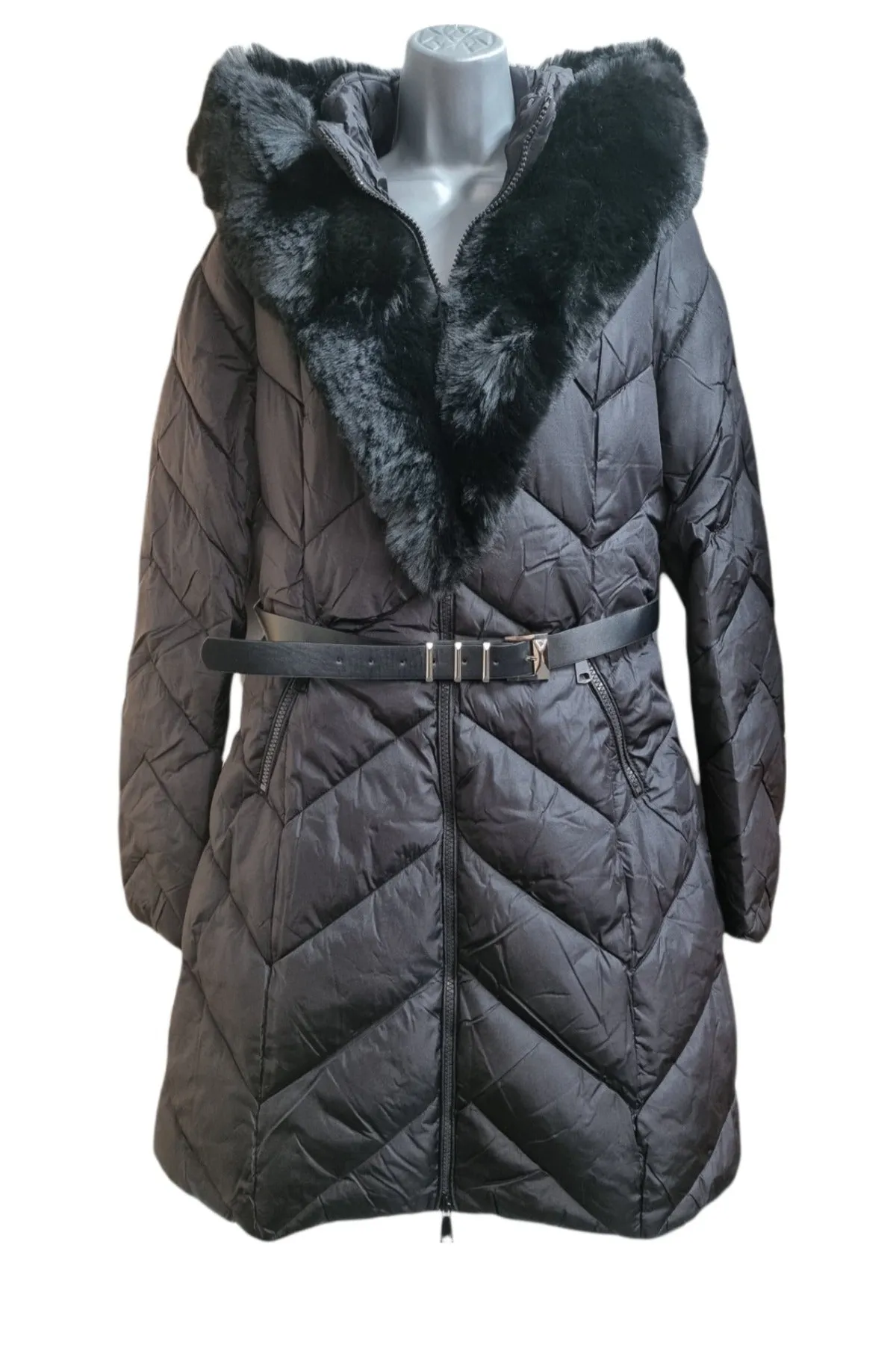 Puffer Fur Coat