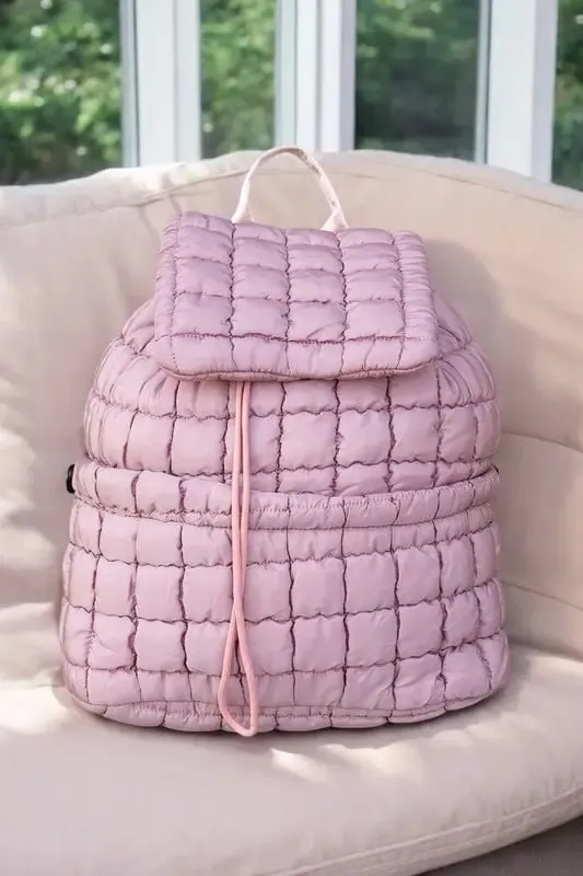 Quilted Puffer Backpack