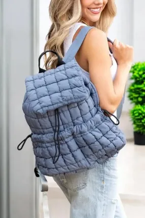 Quilted Puffer Backpack