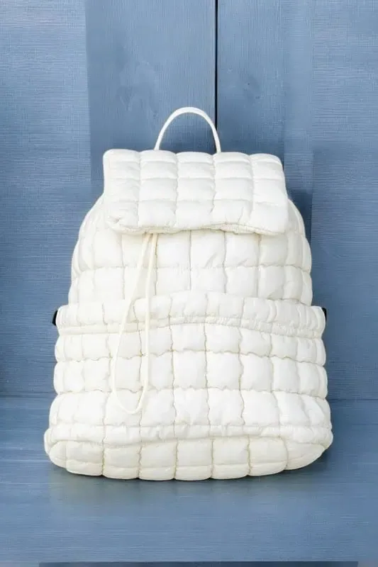 Quilted Puffer Backpack