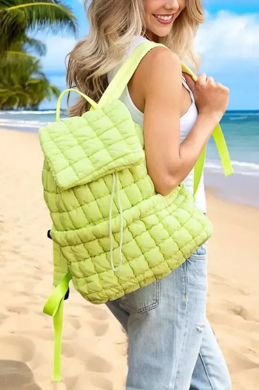 Quilted Puffer Backpack