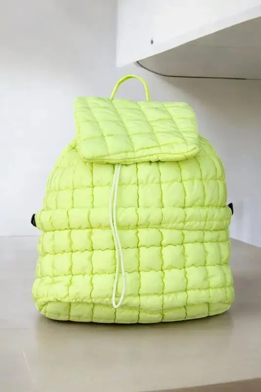 Quilted Puffer Backpack