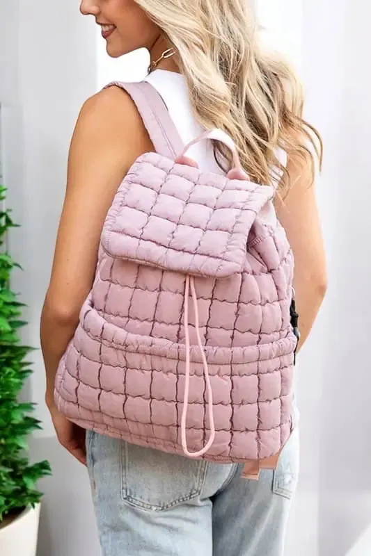 Quilted Puffer Backpack