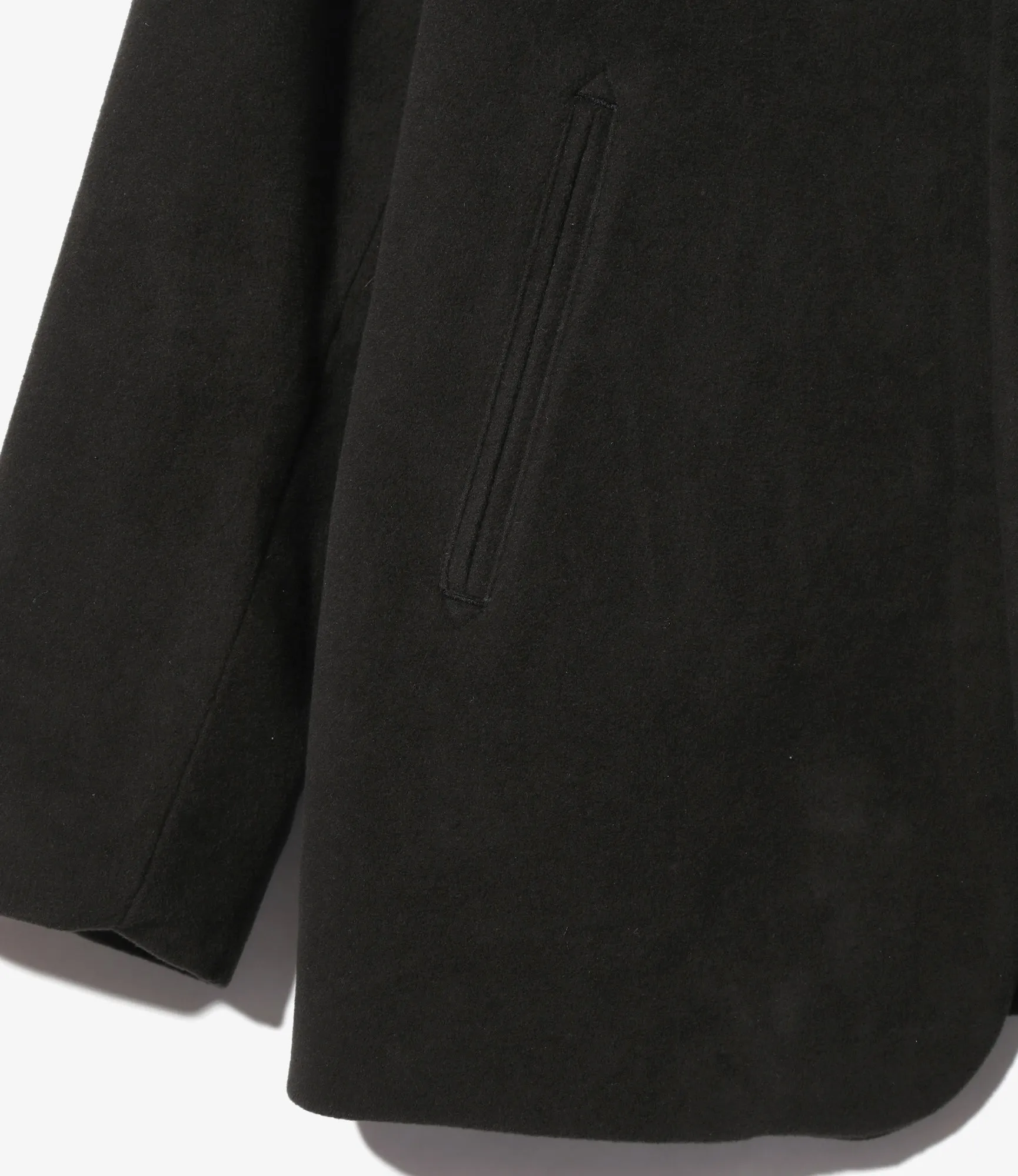 Raglan Jacket – Black Moleskin