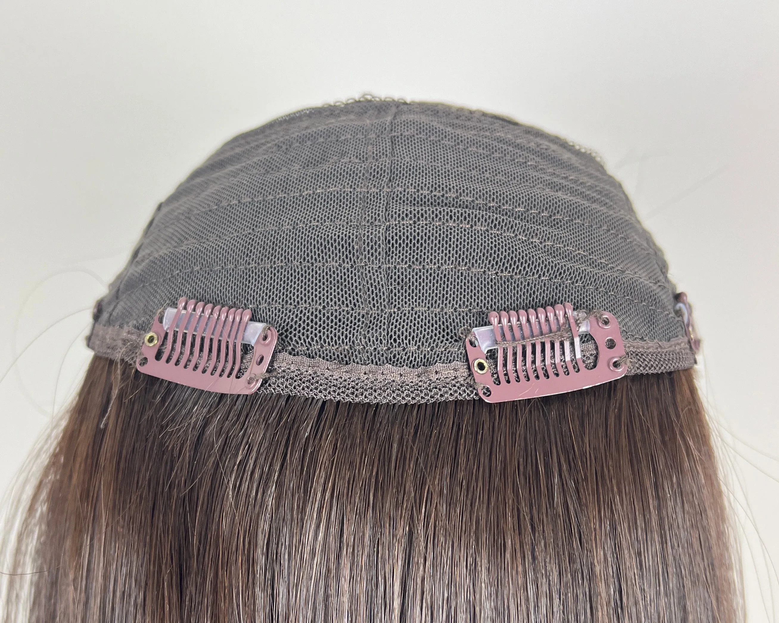 REBECCA sunkissed | Super Flat human hair topper