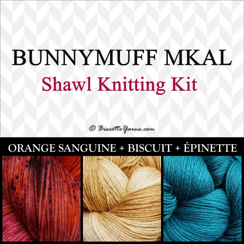 Shawl Knitting Kit ♥ by bunnymuff Mona Zillah